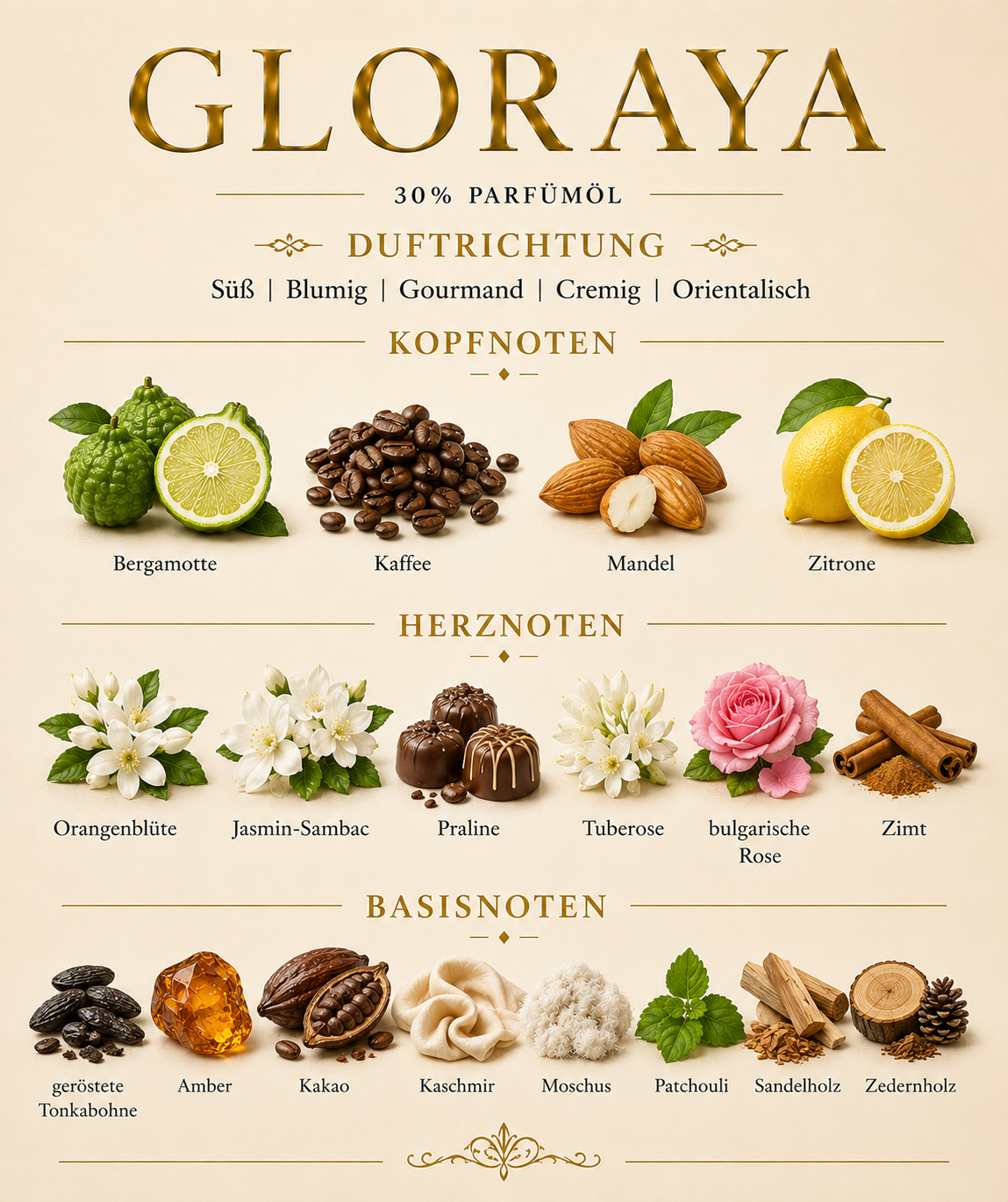 Gloraya 2 ml Duftprobe von Pakany®