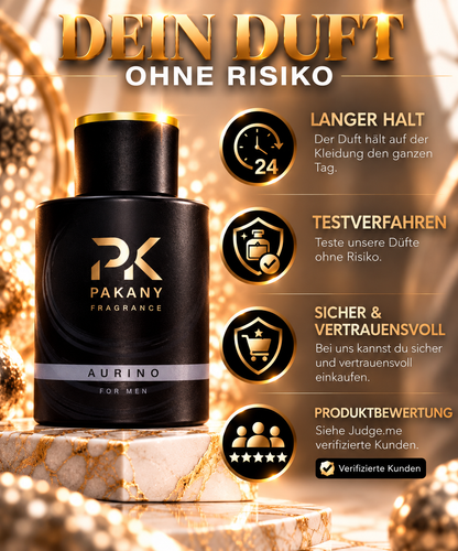 Aurino by Pakany® – Luxuriöses Herrenparfüm