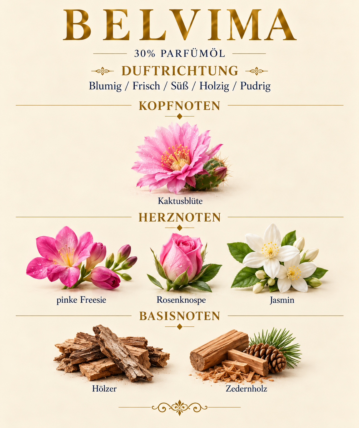 Belvima by Pakany® – Luxuriöses Damenparfum