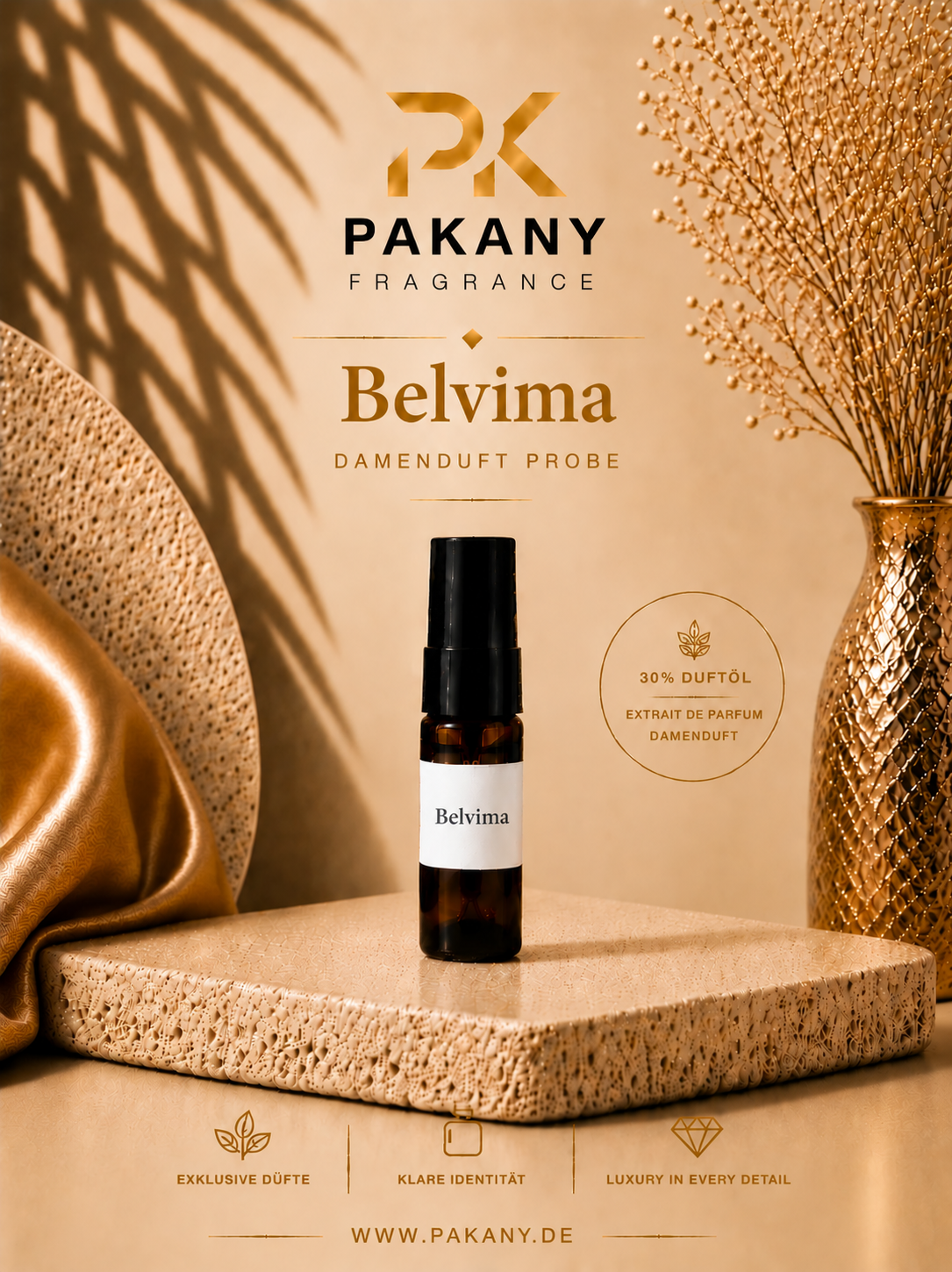 Belvima by Pakany® – Luxuriöses Damenparfum