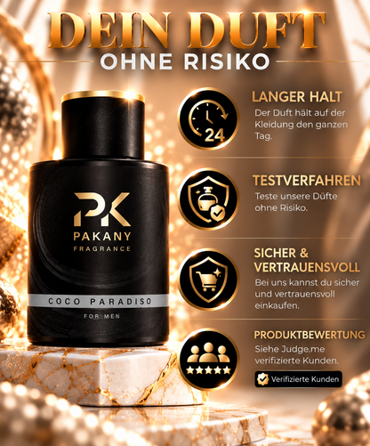 Coco Paradiso  by Pakany® – Luxuriöses Herrenparfüm