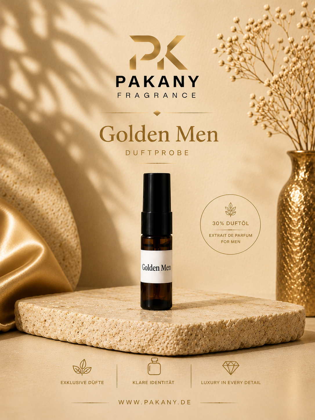 Golden Men – 2 ml Duftprobe