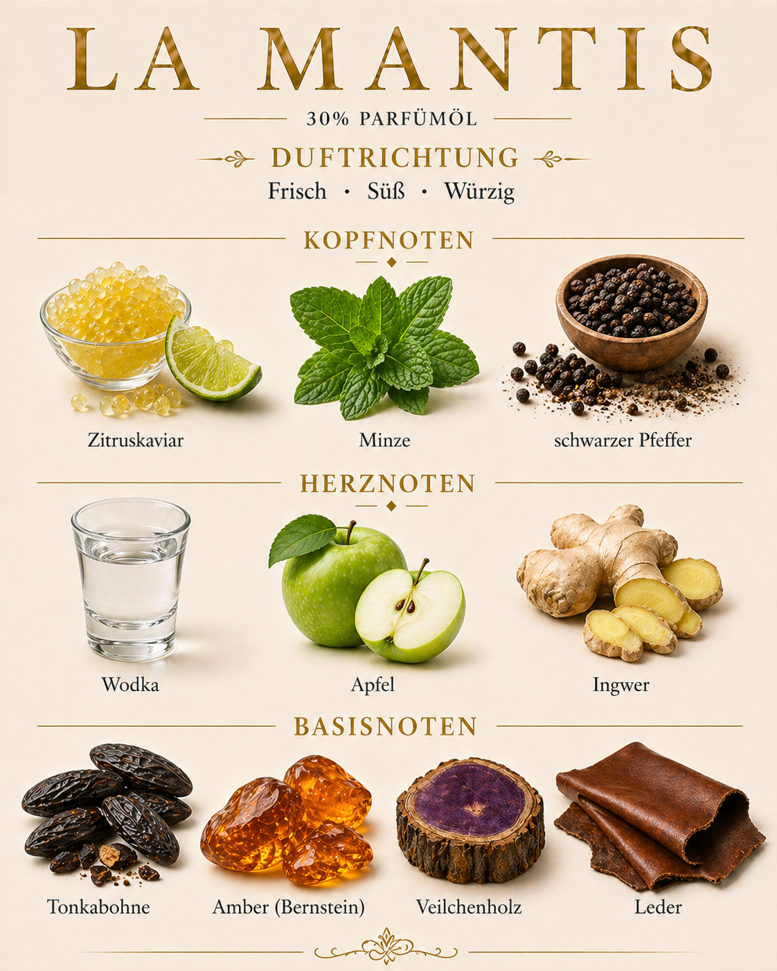 La Mantis by Pakany® – Luxuriöses Herrenparfum