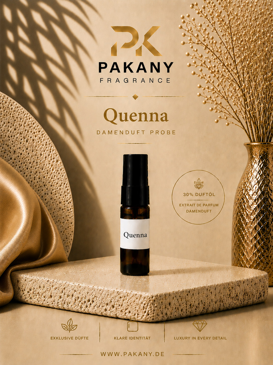 Quenna by Pakany® – Luxuriöses Damenparfum