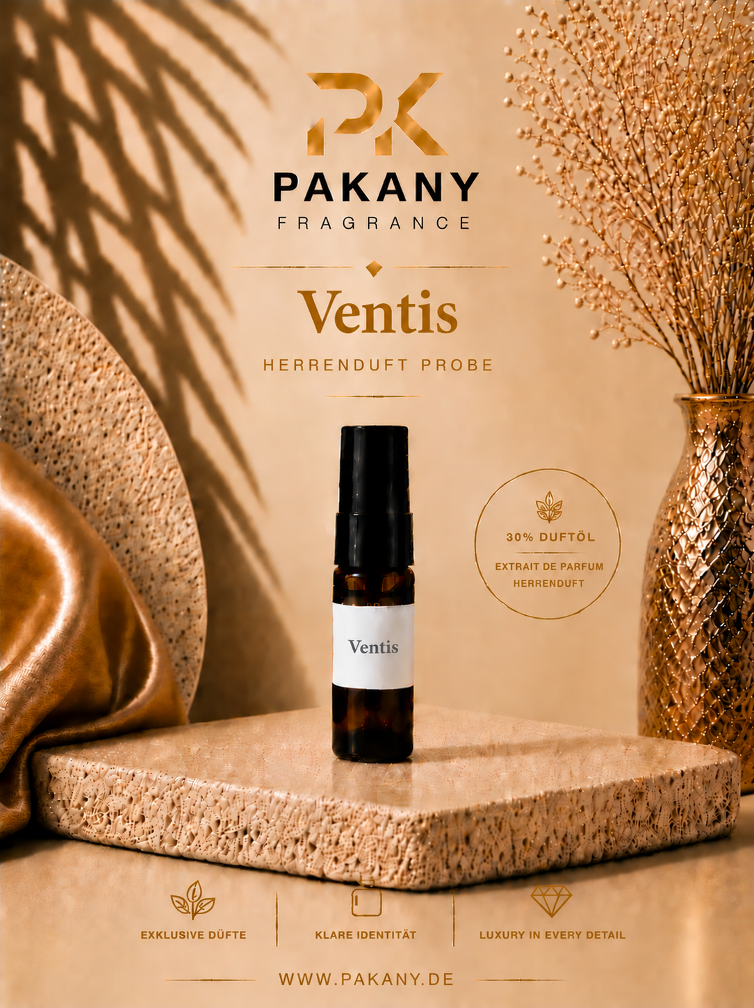 Ventis  by Pakany® – Luxuriöses Herrenparfüm