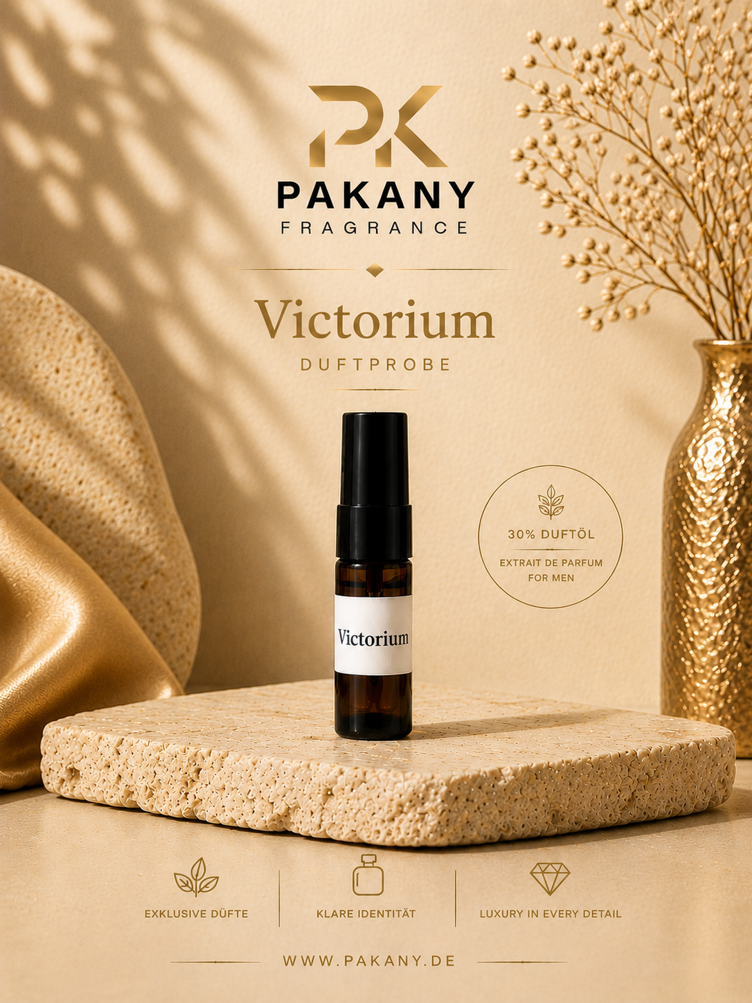 Victorium by Pakany® – Luxuriöses Herrenparfum